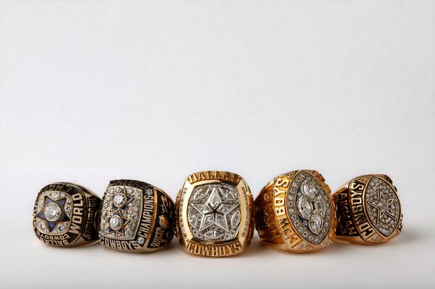 Dallas Cowboy's Super Bowl rings